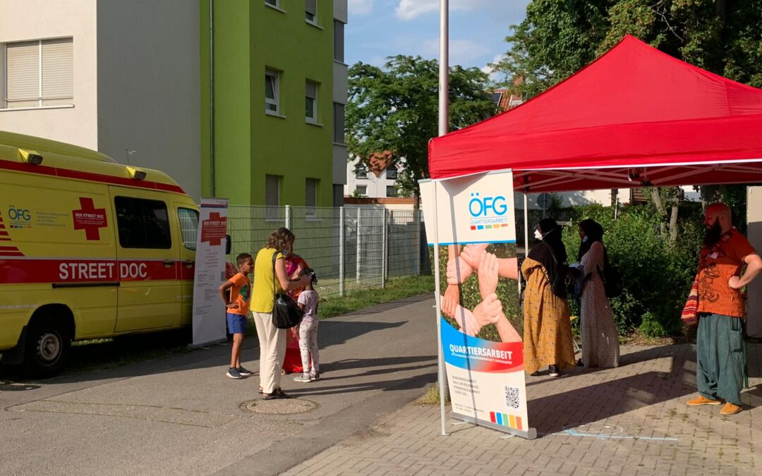 4. Impfaktionen des STREET DOC in der Kropsburgstraße